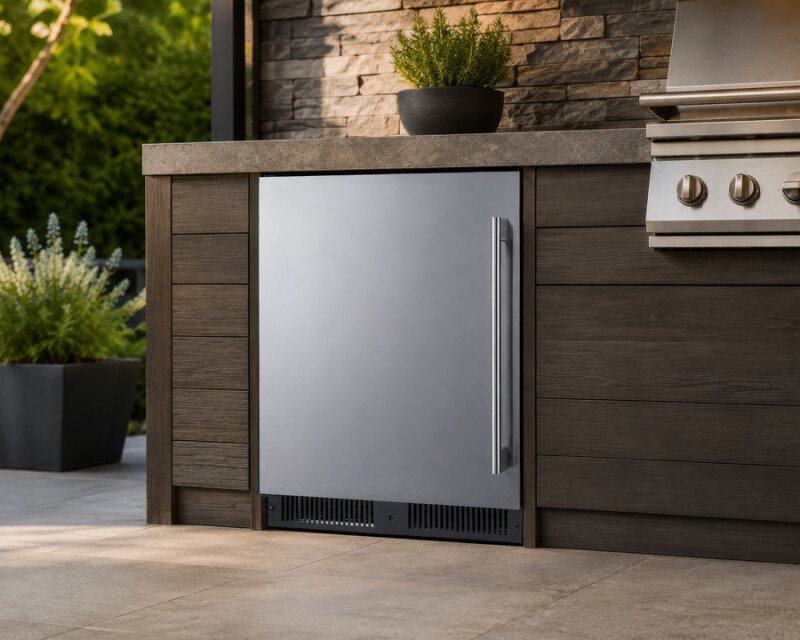 24" Wide Outdoor All-Refrigerator, ADA Compliant SPR624OSLHD