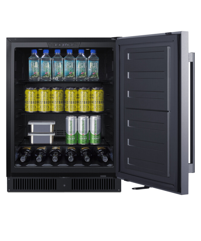 24" Wide Outdoor All-Refrigerator, ADA Compliant SPR624OSLHD
