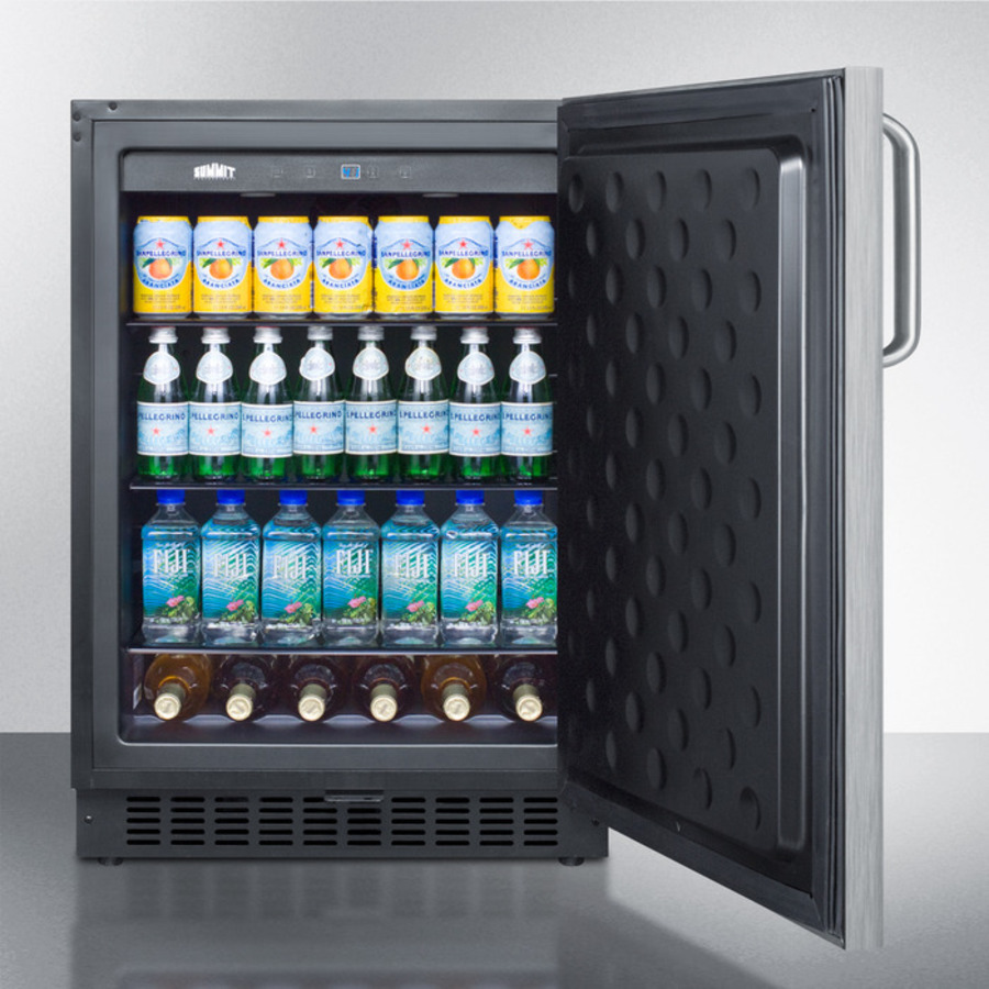 24" Wide Outdoor All-Refrigerator SPR627OSCSSTB
