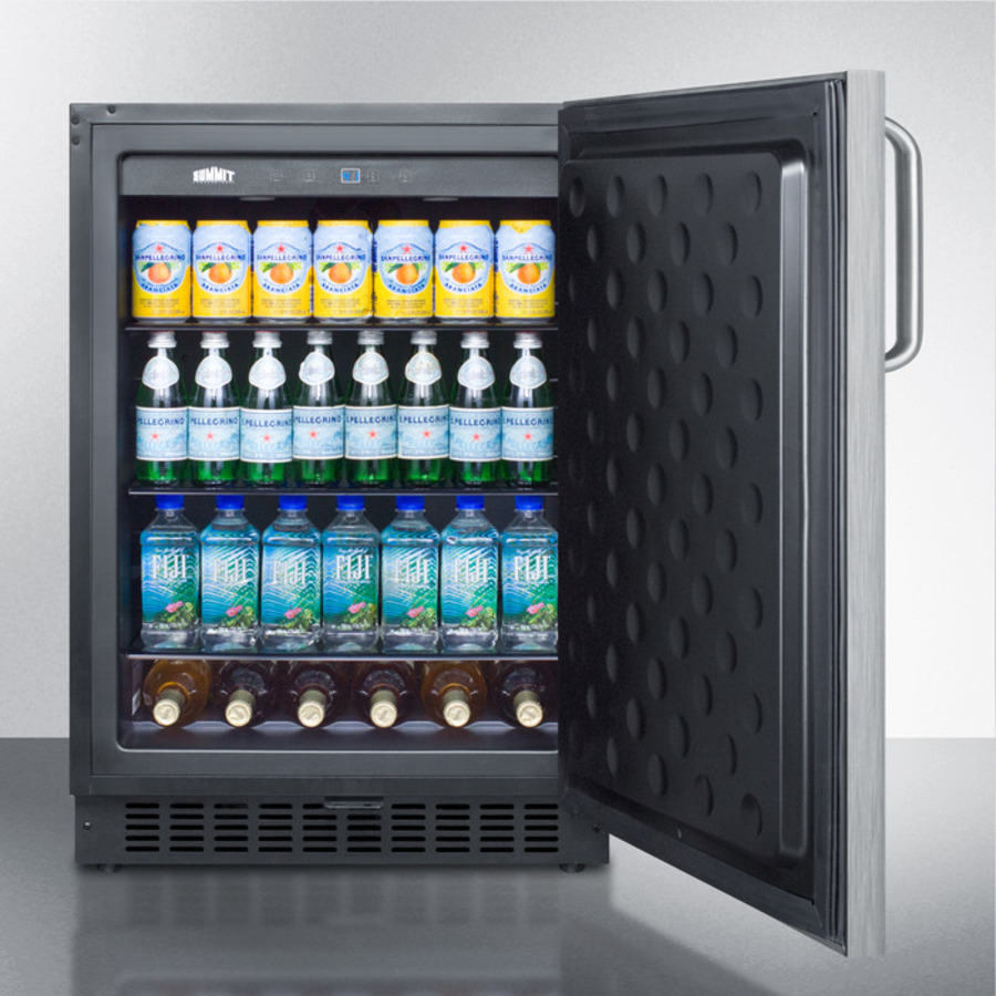 24" Wide Outdoor All-Refrigerator SPR627OSSSTB
