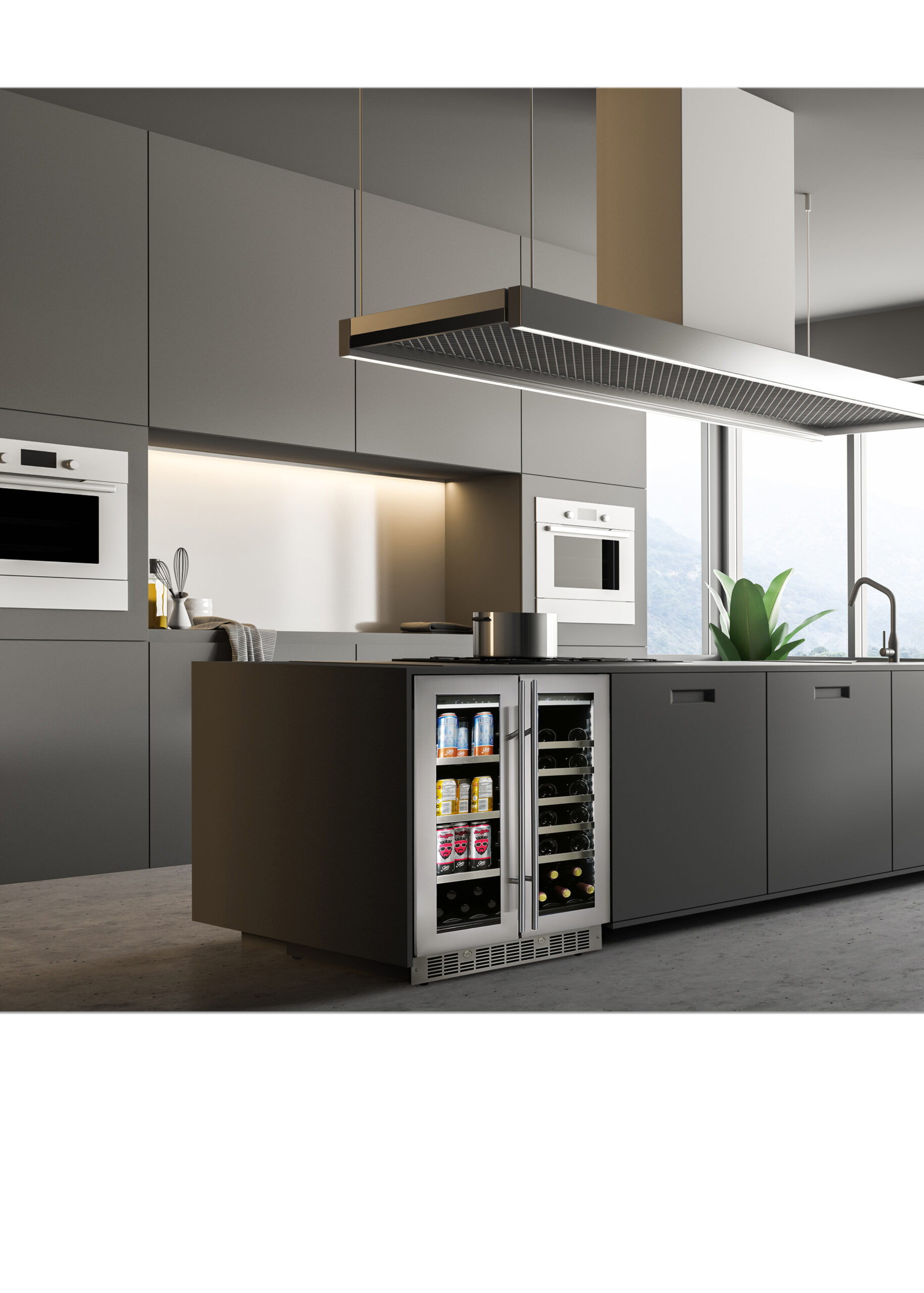 Lorraine 24″ French Door Beverage Centre SPRBC047D1SS