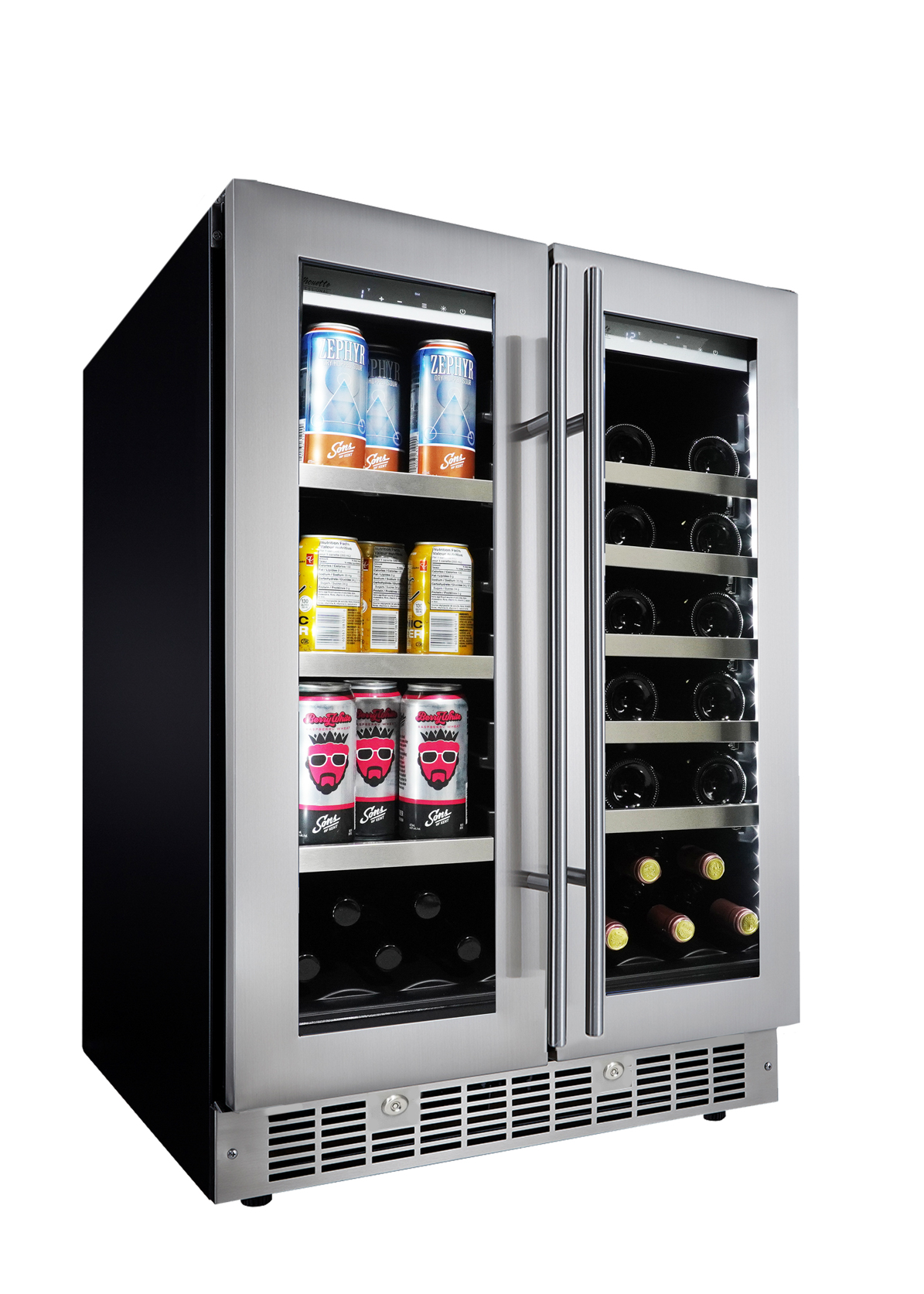 Lorraine 24″ French Door Beverage Centre SPRBC047D1SS