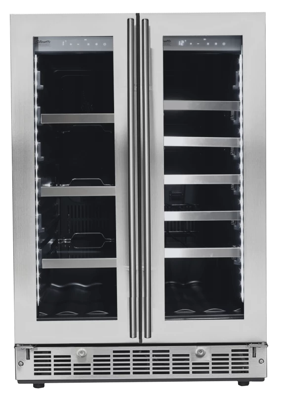 Silhouette Lorraine – 24″ French Door Beverage Centre Stainless Steel SPRBC047D1SS Picture 1