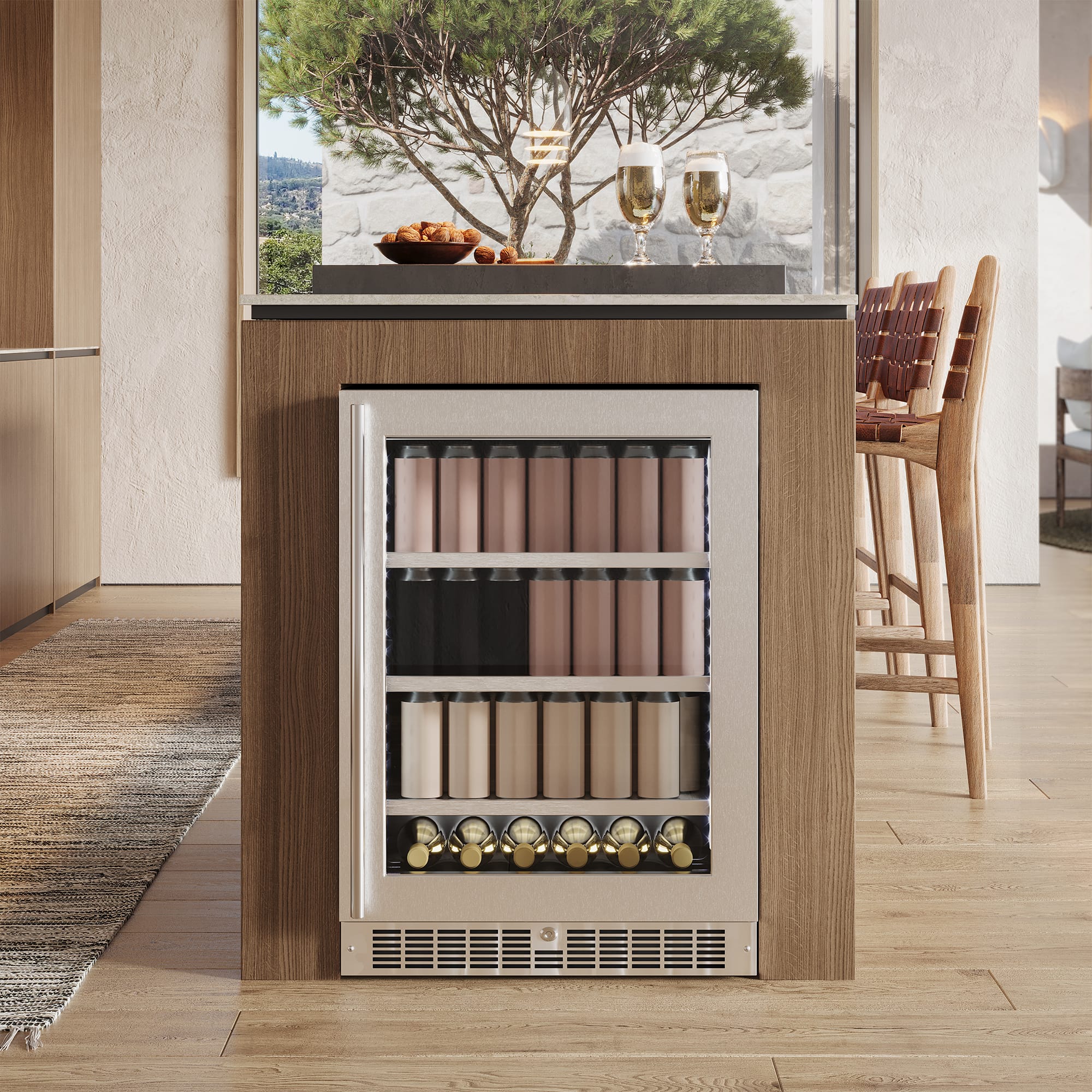 Pro 24″ Built-in Beverage Center SPRBC056D1SS