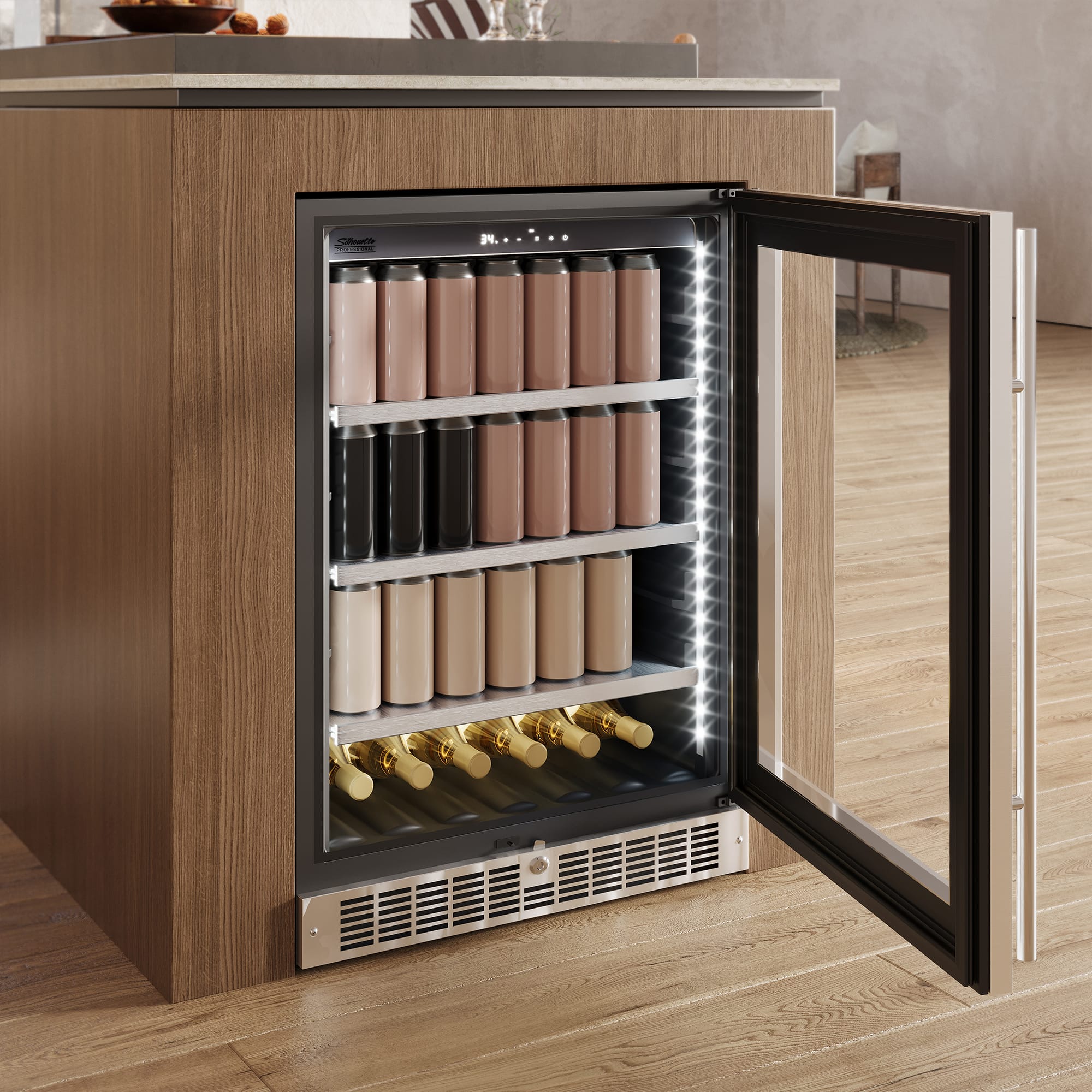 Pro 24″ Built-in Beverage Center SPRBC056D1SS