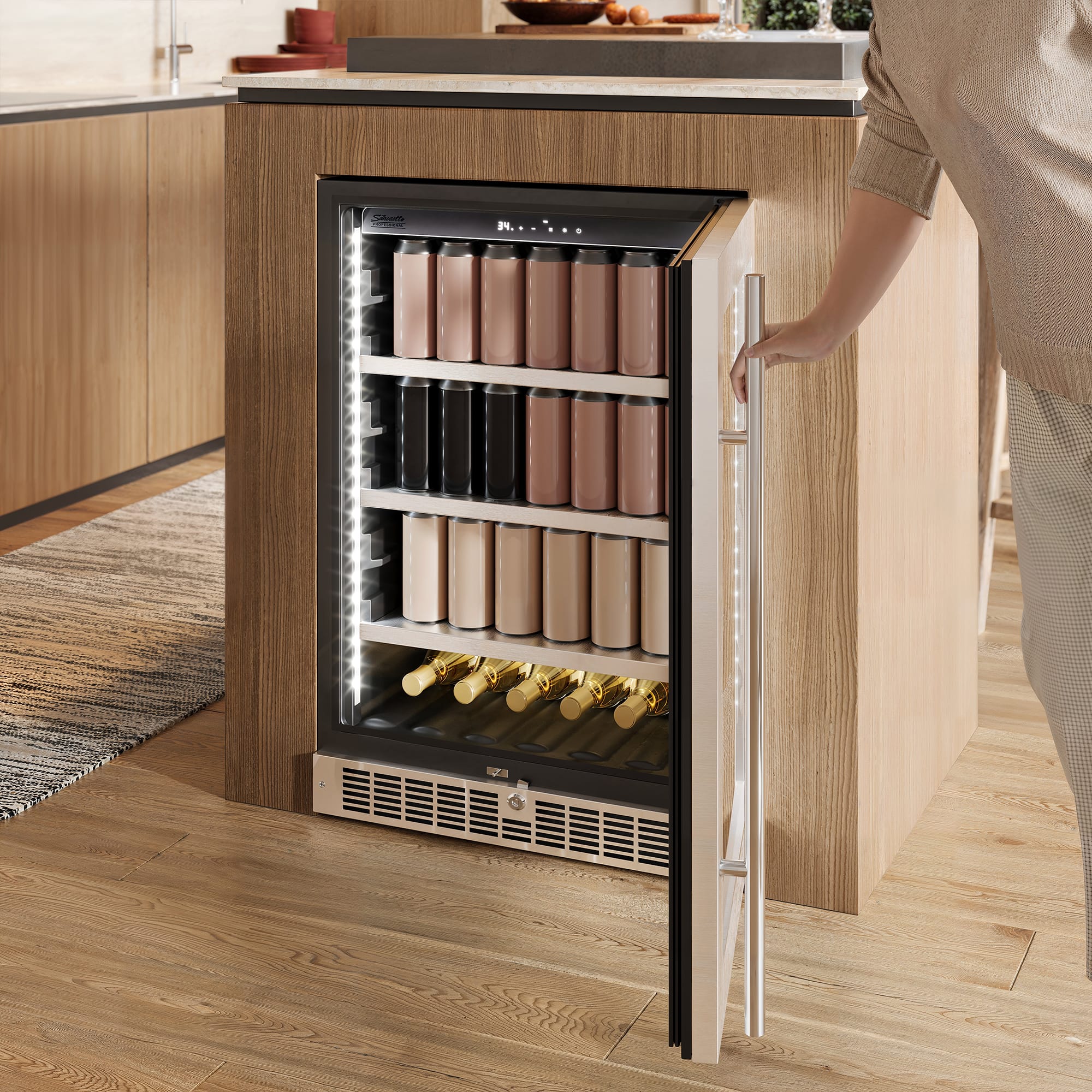 Pro 24″ Built-in Beverage Center SPRBC056D1SS