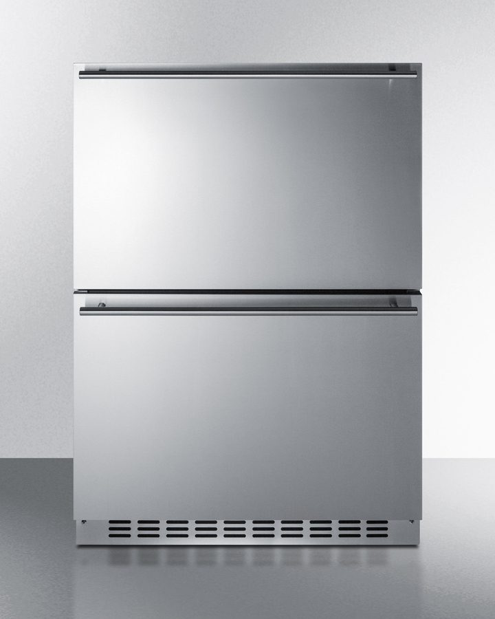 24" Wide 2-Drawer Refrigerator-Freezer SPRF34D7