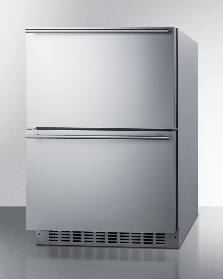 24" Wide 2-Drawer Refrigerator-Freezer SPRF34D7
