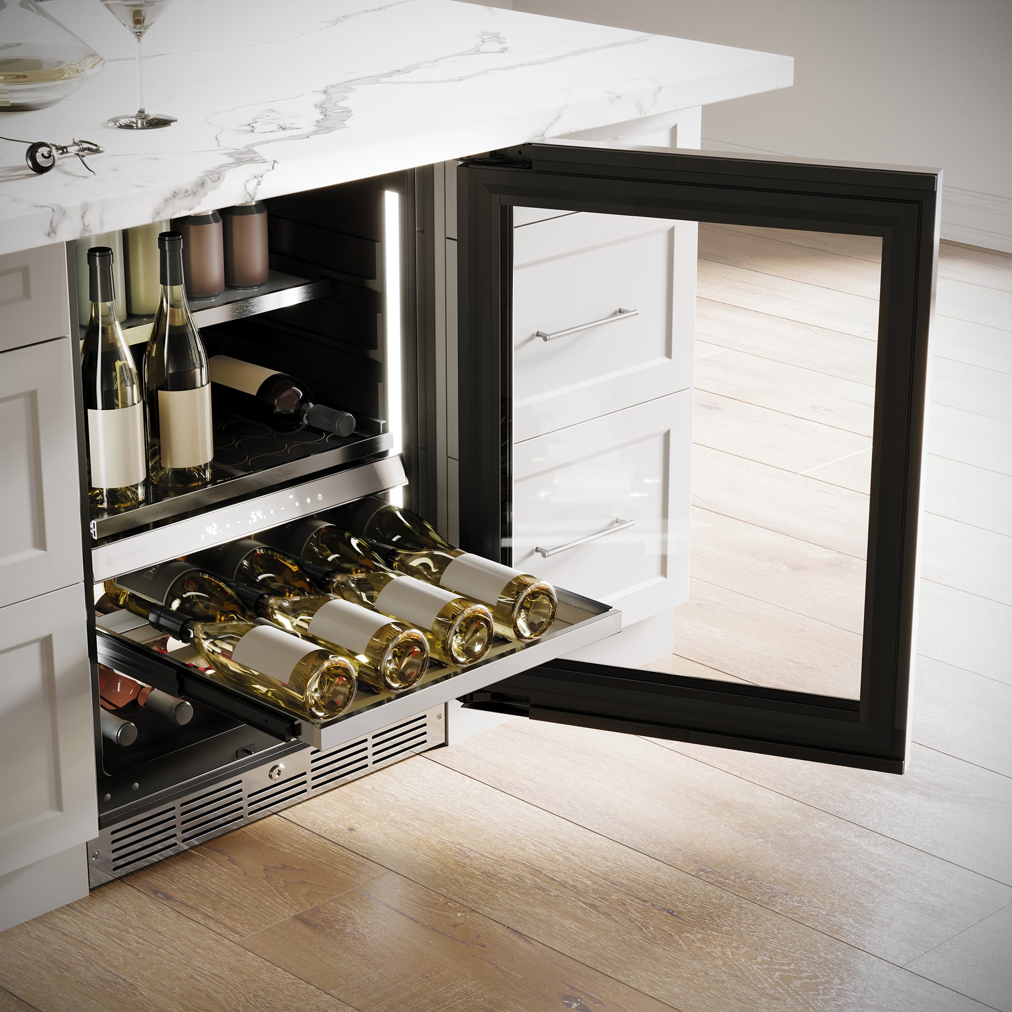 Pro Gen 3 24″ Built-in Wine And Beverage Center SPRWBC052D3SS