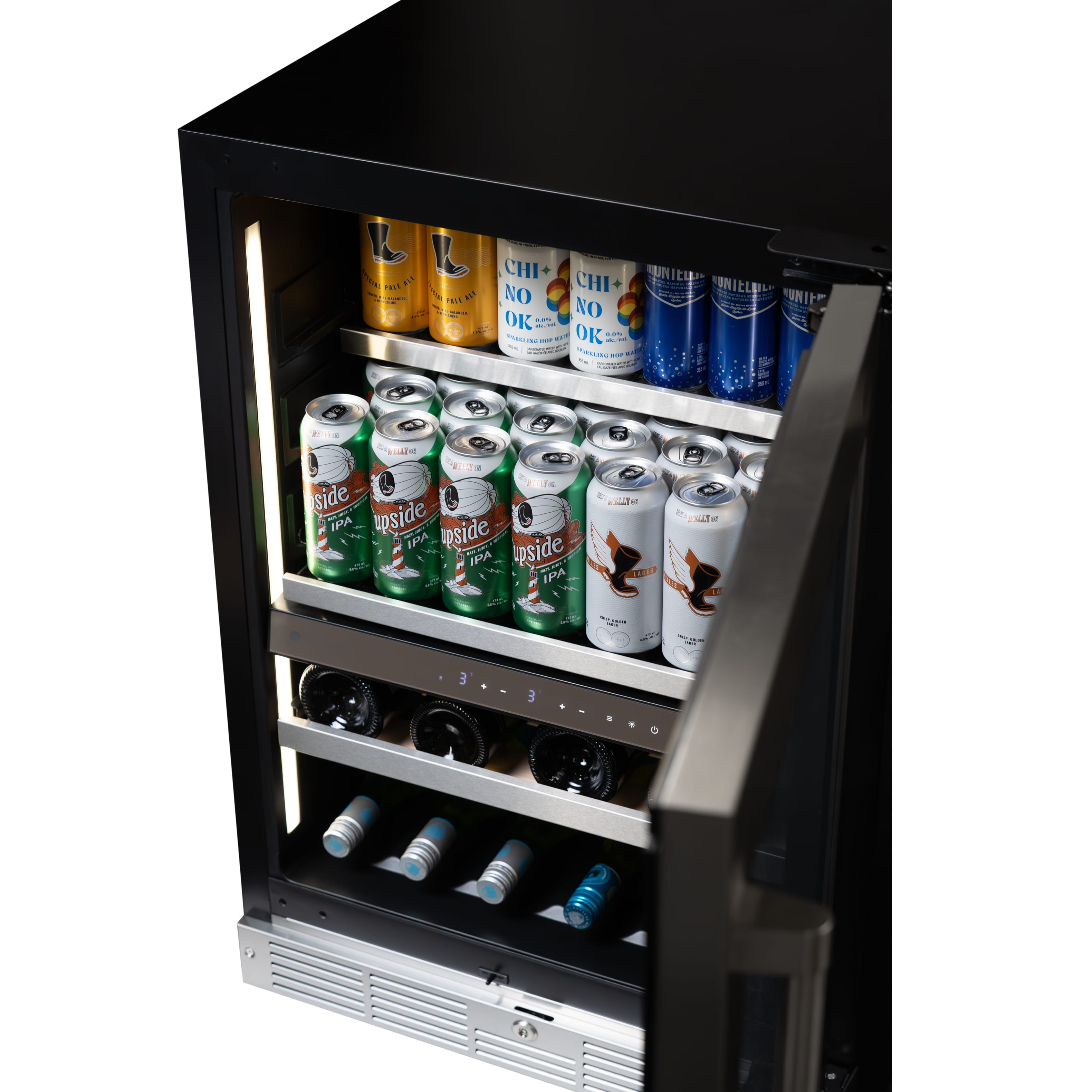 Pro Gen 3 24″ Built-in Wine And Beverage Center SPRWBC052D3SS
