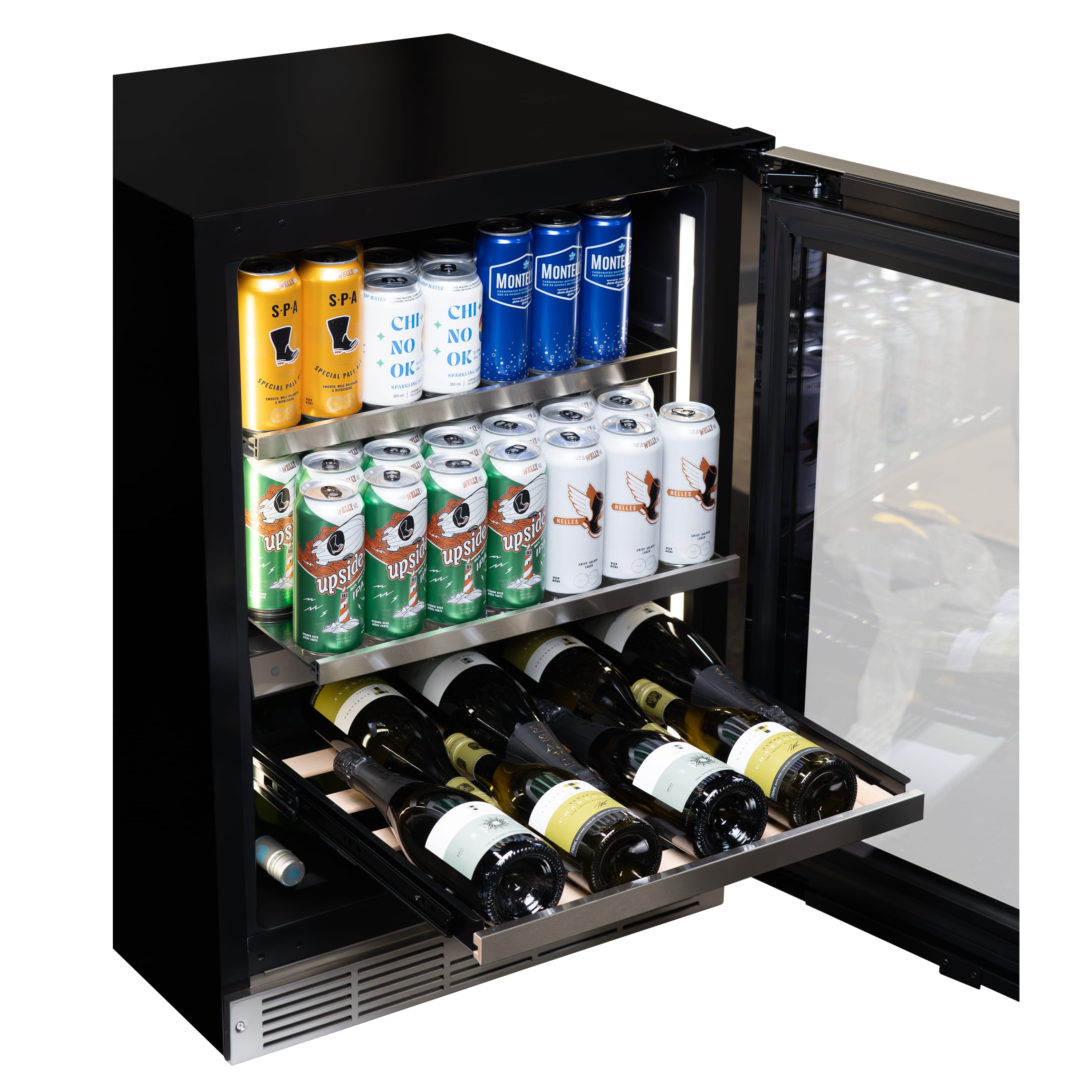 Pro Gen 3 24″ Built-in Wine And Beverage Center SPRWBC052D3SS