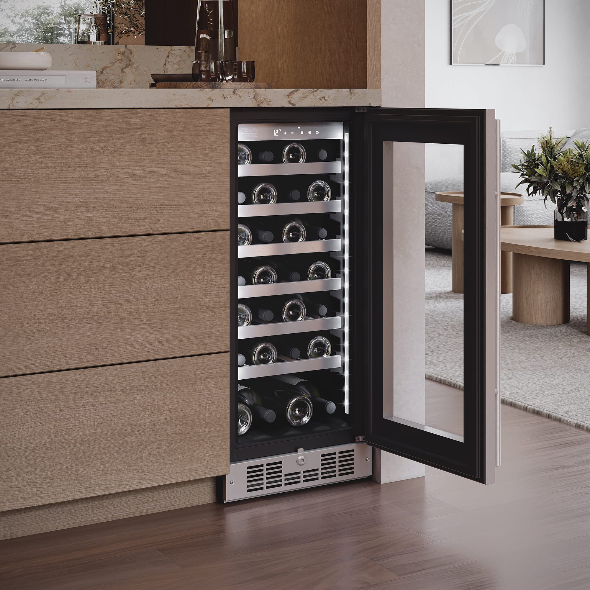 Pro 28 Bottle Built-in Wine Cellar SPRWC031D1SS