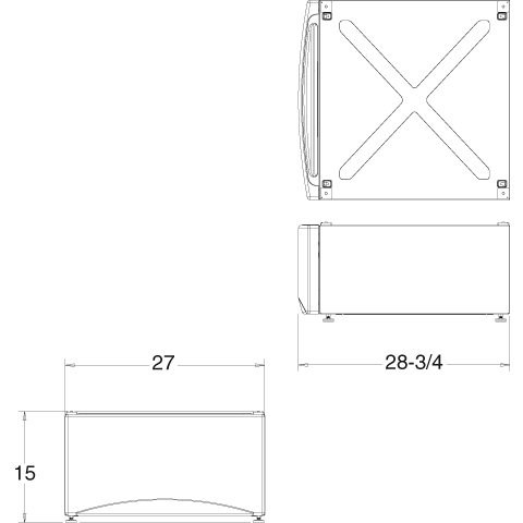 Laundry Accessory SPSD157JWW