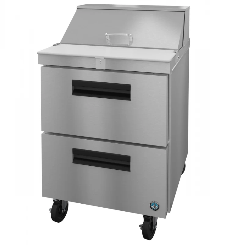 SR27B-8D2, Refrigerator, Single Section Sandwich Prep Table, Stainless DrawersTitle SR27B8D2