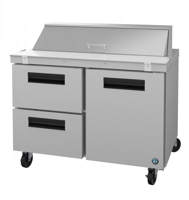 SR48B-12D2, Refrigerator, Two Section Sandwich Prep Table, Drawer/Door ComboTitle SR48B12D2