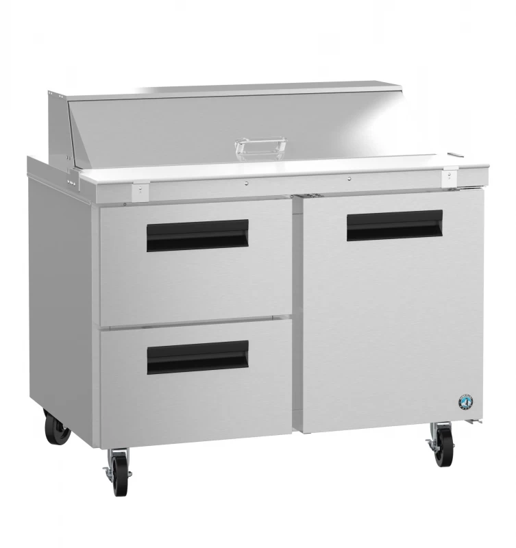 SR48B-12D2, Refrigerator, Two Section Sandwich Prep Table, Drawer/Door ComboTitle SR48B12D2