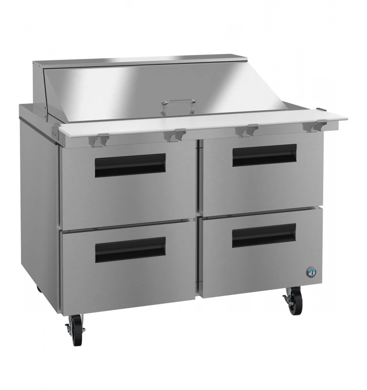 SR48B-18MD4, Refrigerator, Two Section Mega Top Prep Table, Stainless DrawersTitle SR48B18MD4