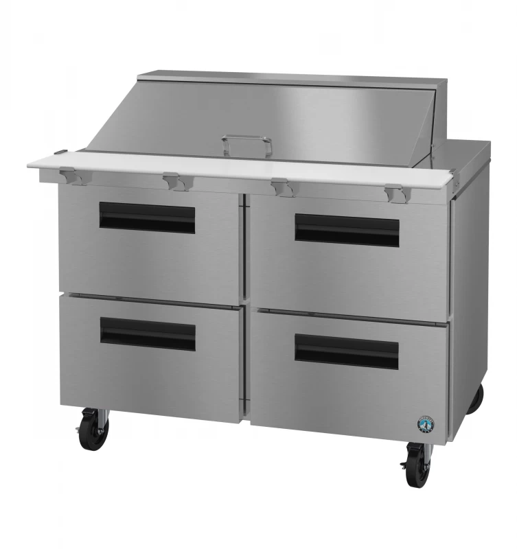 SR48B-18MD4, Refrigerator, Two Section Mega Top Prep Table, Stainless DrawersTitle SR48B18MD4