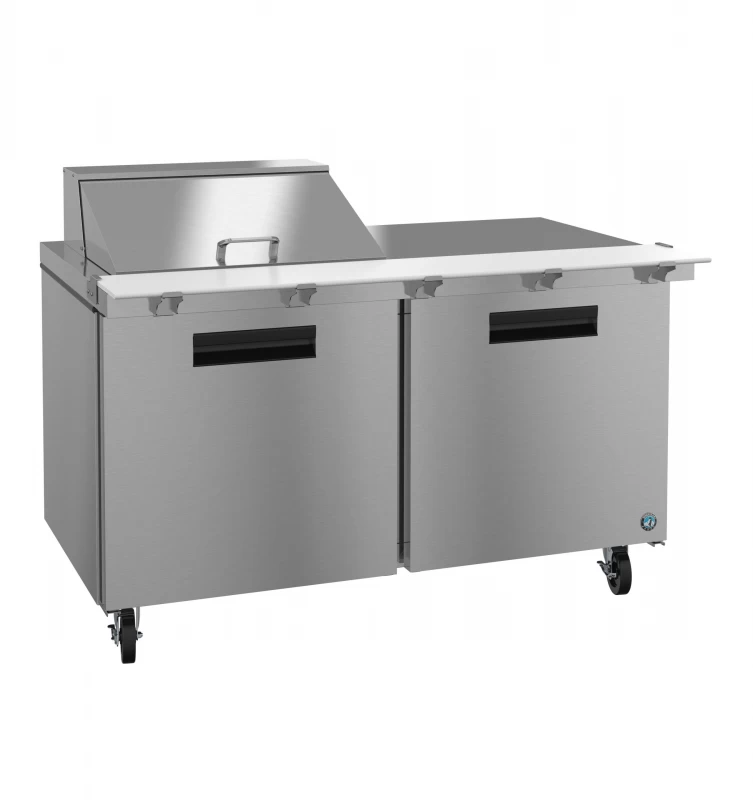 SR60B-12M, Refrigerator, Two Section Mega Top Prep Table, Stainless DoorsTitle SR60B12M