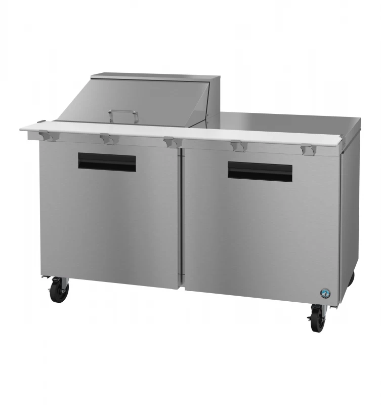 SR60B-12M, Refrigerator, Two Section Mega Top Prep Table, Stainless DoorsTitle SR60B12M