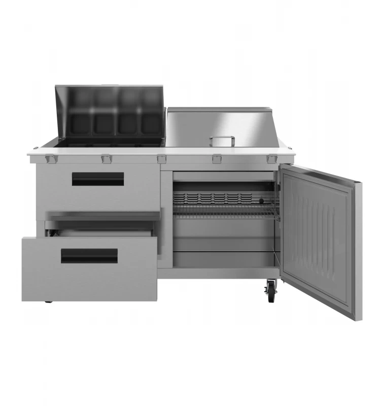 SR60B-24MD2, Refrigerator, Two Section Mega Top Prep Table, Drawer/Door ComboTitle SR60B24MD2