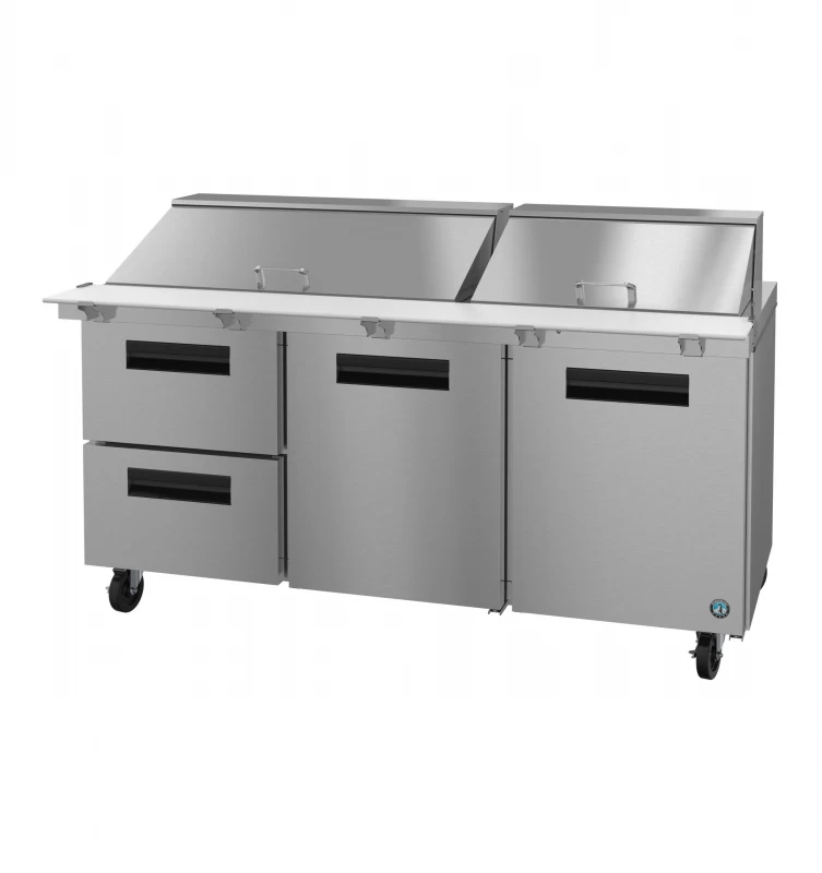 Refrigerator, Three Section Mega Top Prep Table, Drawer/Door Combo SR72B30MD2
