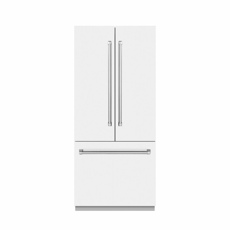 36 in. 19.6 cu. ft. French Door Built-In Bottom Freezer Refrigerator with Water Dispenser and Ice Maker SRBIVWM36