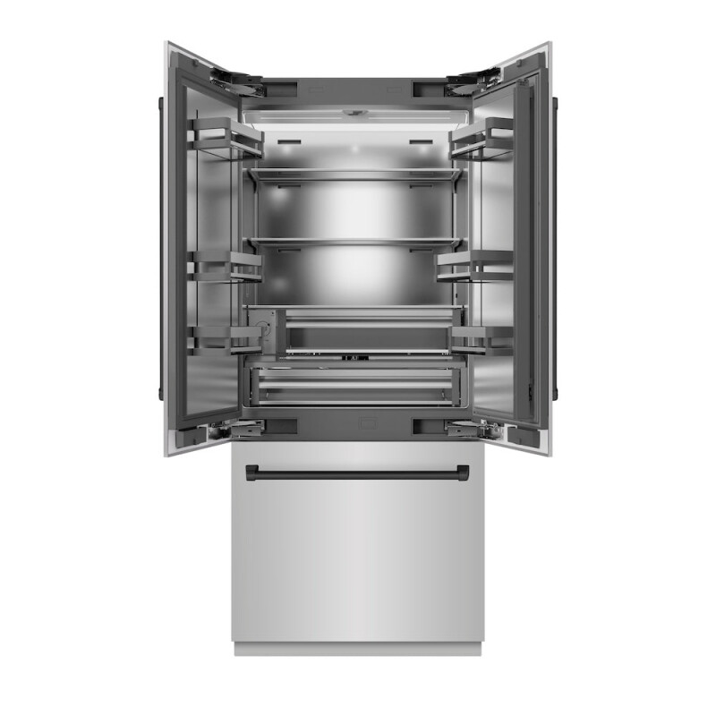 Autograph Edition 36 in. 19.6 cu. ft. French Door Built-In Bottom Freezer Refrigerator with Water Dispenser and Ice Maker SRBIVZ30436MB