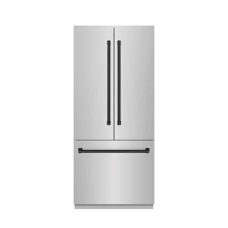 Autograph Edition 36 in. 19.6 cu. ft. French Door Built-In Bottom Freezer Refrigerator with Water Dispenser and Ice Maker SRBIVZ30436MB
