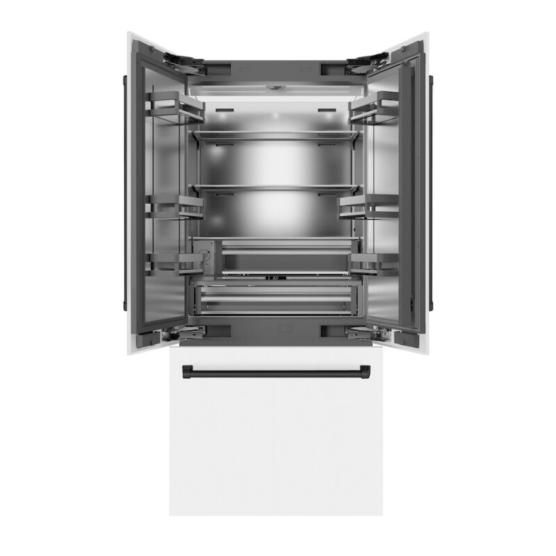 Autograph Edition 36 in. 19.6 cu. ft. French Door Built-In Bottom Freezer Refrigerator with Water Dispenser and Ice Maker SRBIVZWM36MB