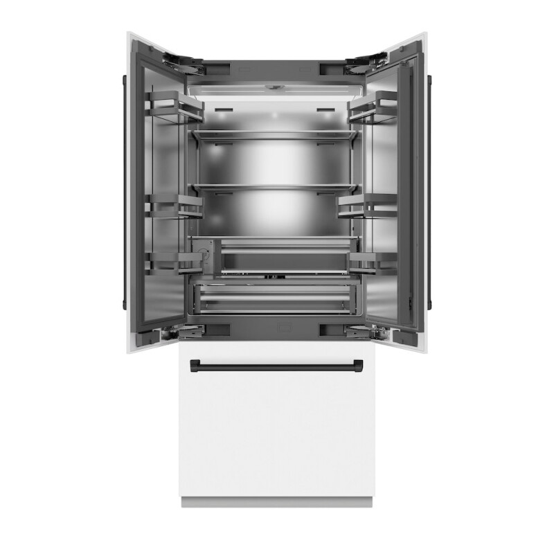 Autograph Edition 36 in. 19.6 cu. ft. French Door Built-In Bottom Freezer Refrigerator with Water Dispenser and Ice Maker SRBIVZWM36MB