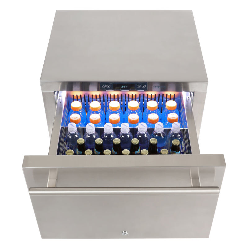 24" Refrigerator with Drawers | Indoor SRD24SS