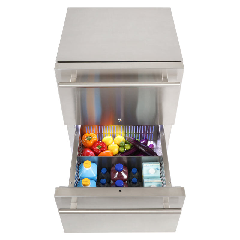24" Refrigerator with Drawers | Indoor SRD24SS