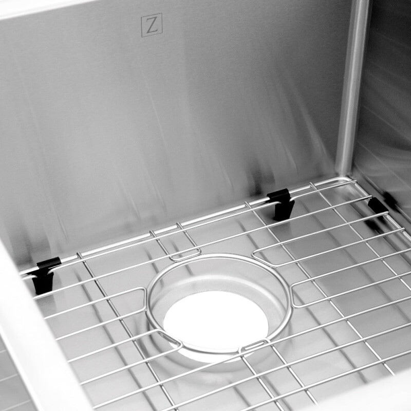 32 In. Jackson Undermount Double Bowl Stainless Steel Kitchen Sink With Bottom Grid SRDL32