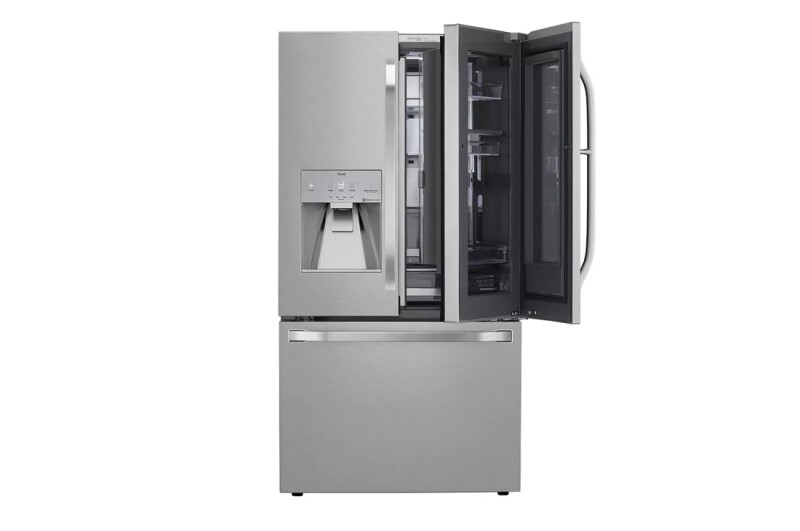 LG STUDIO 24 cu. ft. Smart wi-fi Enabled InstaView® Door-in-Door® Counter-Depth Refrigerator with Craft Ice™ Maker SRFVC2406S