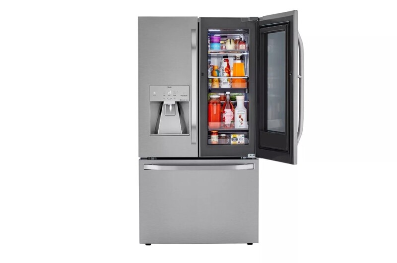 LG STUDIO 24 cu. ft. Smart wi-fi Enabled InstaView® Door-in-Door® Counter-Depth Refrigerator with Craft Ice™ Maker SRFVC2406S