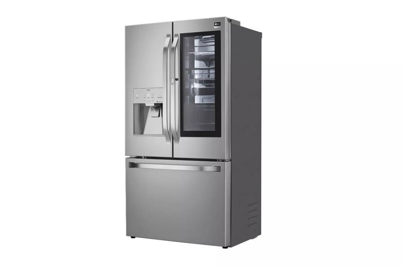 LG STUDIO 24 cu. ft. Smart wi-fi Enabled InstaView® Door-in-Door® Counter-Depth Refrigerator with Craft Ice™ Maker SRFVC2406S
