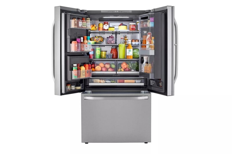 LG STUDIO 24 cu. ft. Smart wi-fi Enabled InstaView® Door-in-Door® Counter-Depth Refrigerator with Craft Ice™ Maker SRFVC2406S