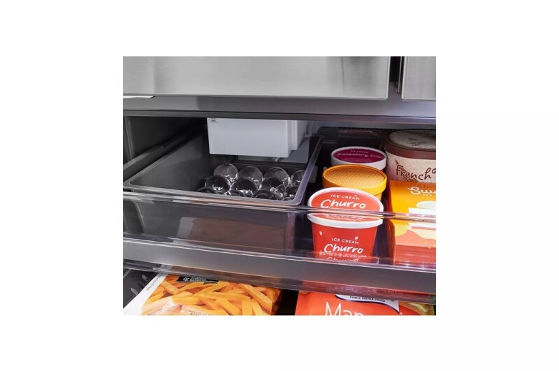 LG STUDIO 24 cu. ft. Smart wi-fi Enabled InstaView® Door-in-Door® Counter-Depth Refrigerator with Craft Ice™ Maker SRFVC2406S