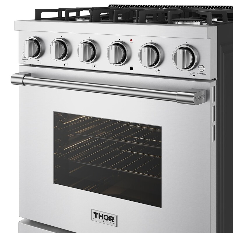 30 Inch S Series Professional Freestanding Gas Range SRG3001