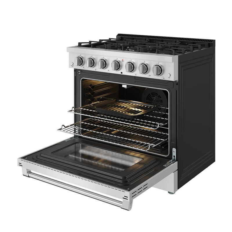 36 Inch S Series Professional Freestanding Gas Range SRG3601