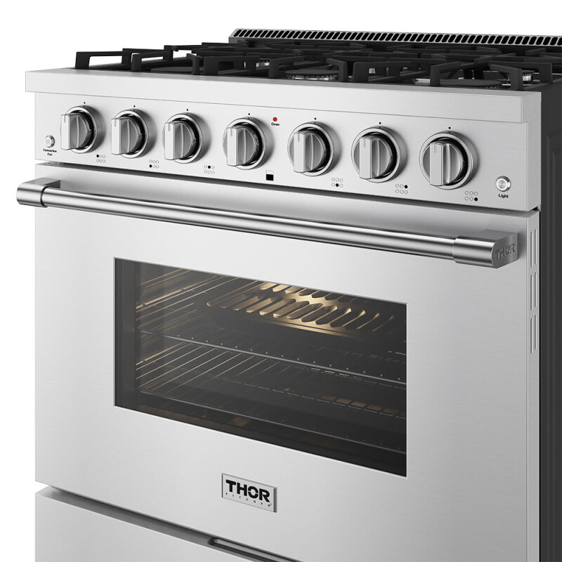 36 Inch S Series Professional Freestanding Gas Range SRG3601