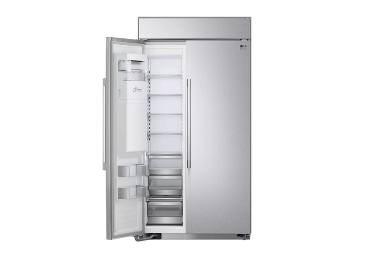 26 cu. ft. Smart Side-by-Side Built-In Refrigerator with Ice & Water Dispenser view 8