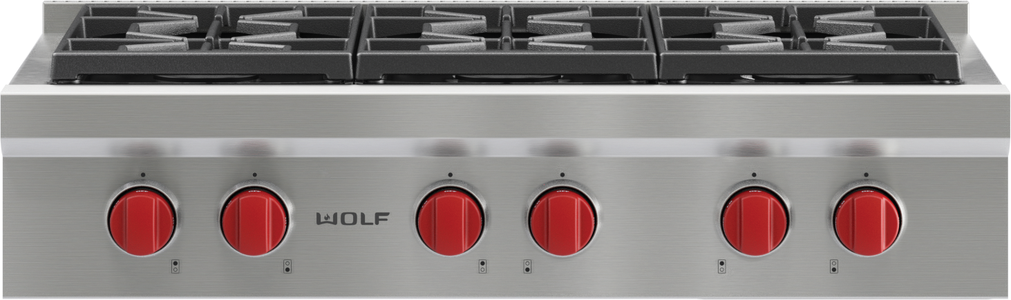 36" Sealed Burner Rangetop - 6 Burners SRT366LP