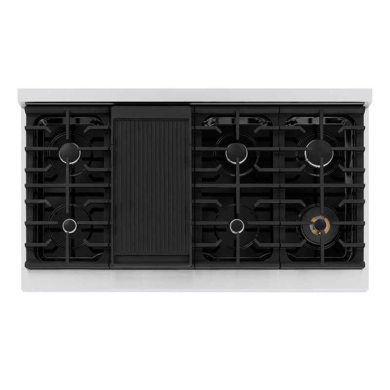 48 In. Paramount Gas Rangetop With 8 Burners And Porcelain Cooktop In Stainless Steel SRT48