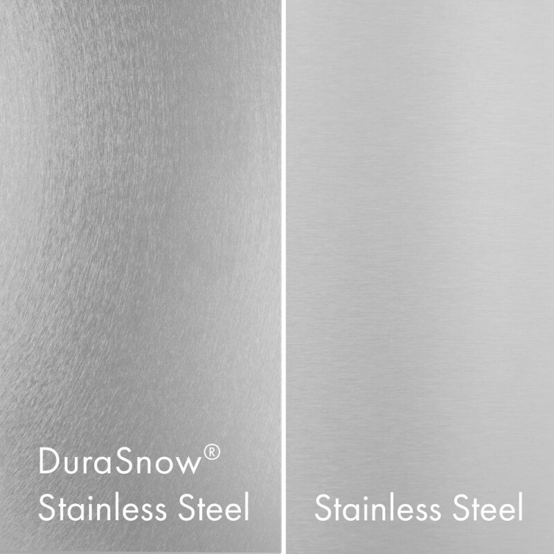 ZLINE Autograph Edition 30 in. Paramount Gas Rangetop with 4 Burners and Porcelain Cooktop in DuraSnow® Stainless Steel with Matte Black Accents (SRTSZ-30-MB) SRTSZ30MB