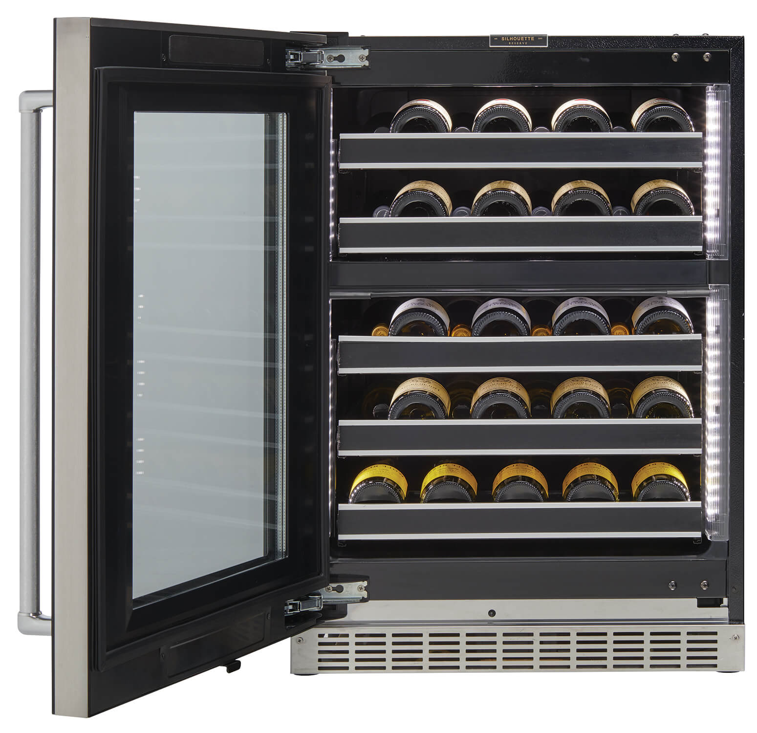 Reserve 24″ Built-in Wine Cellar Left Swing view 16