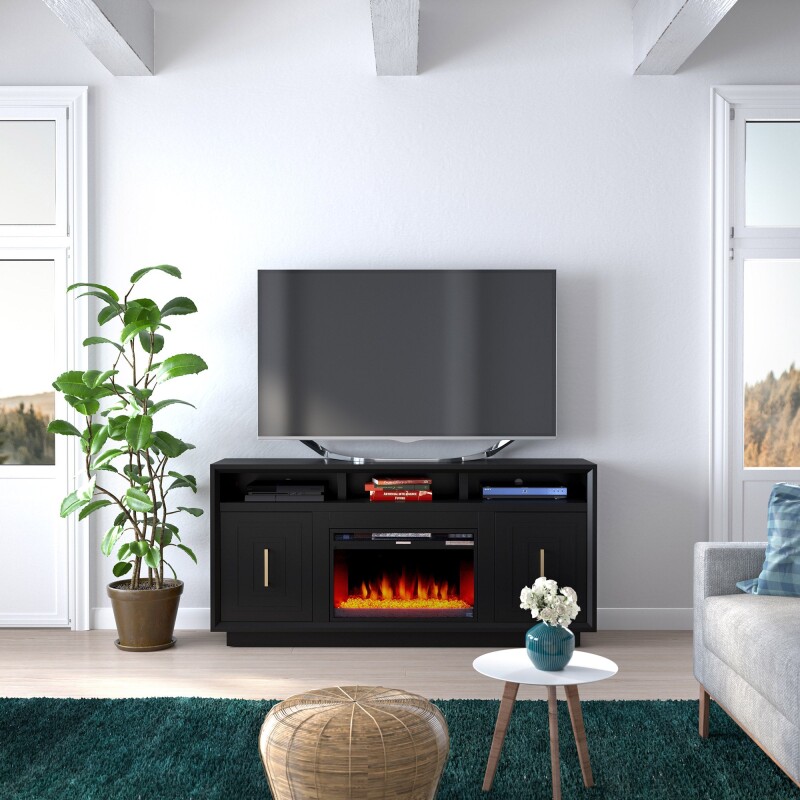 Sunset 67" Fireplace Console SS5210SLS