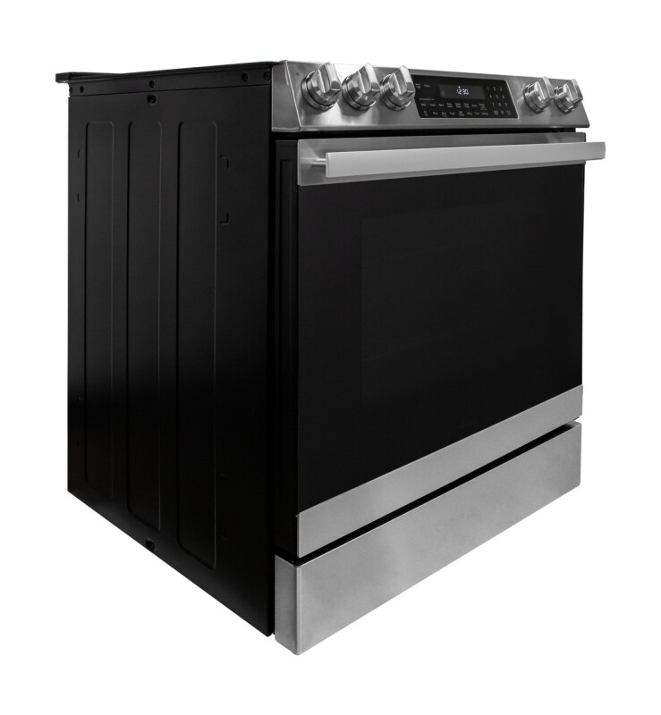 30 In. Electric Convection Slide-in Range With Air Fry view 3