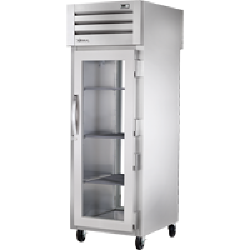 Pass-Thru Glass Front/Glass Rear Swing Doors Refrigerator with Hydrocarbon Refrigerant STA1RPT1G1GHC